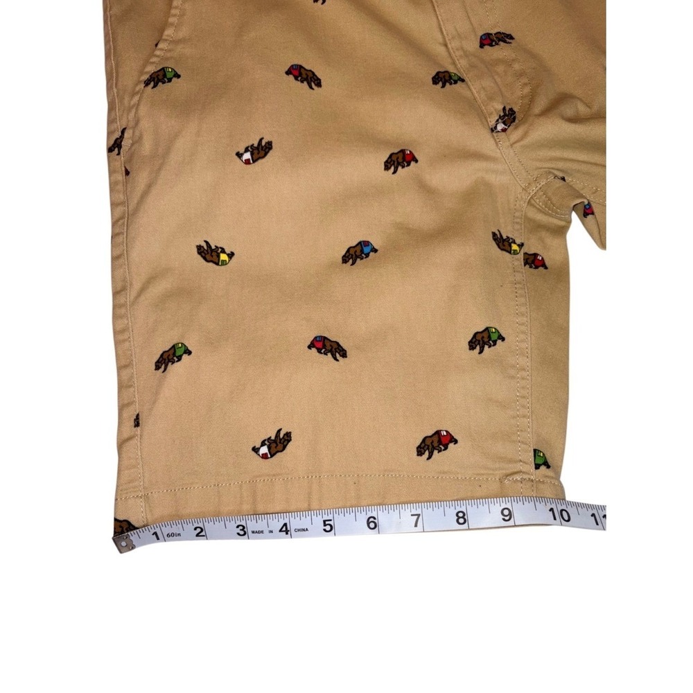 🐻 Men's Raw Yarn Industries Embroidered Chino Bear Shorts 🐻 - Picture 5 of 7